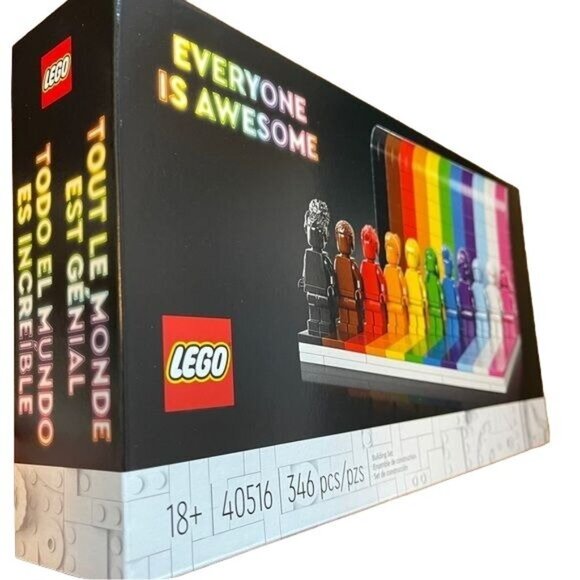 LEGO 40516 Everyone is Awesome Rainbow Pride Colorful 346 pieces LGBTQ+ Gift New - Picture 2 of 12